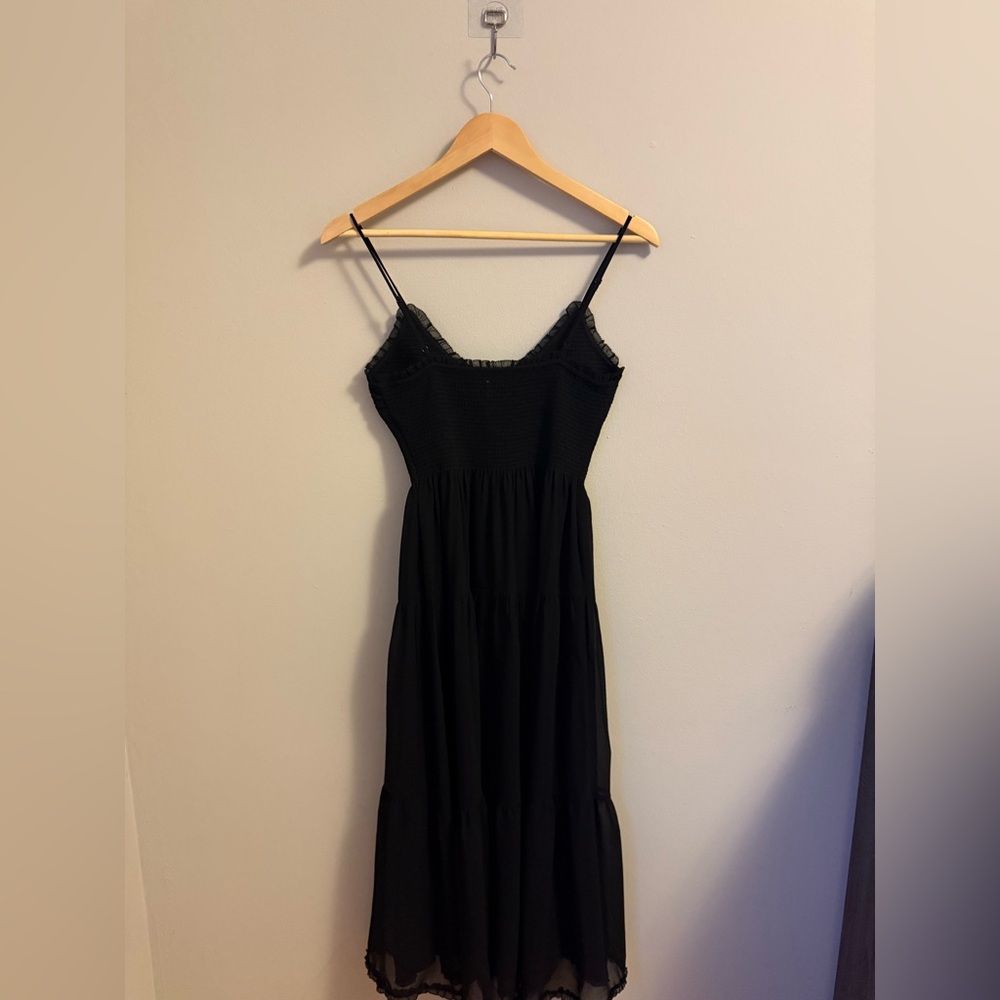 Aritzia Wilfred Tuberose Midi Dress Black- Size S - Picture 10 of 14